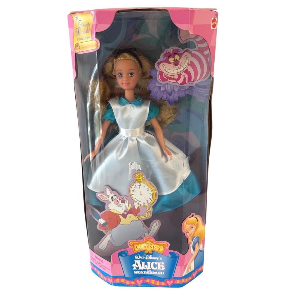 Mattel Disney Classics Alice in Wonderland Doll My Favorite Fairytale 1998 21933
